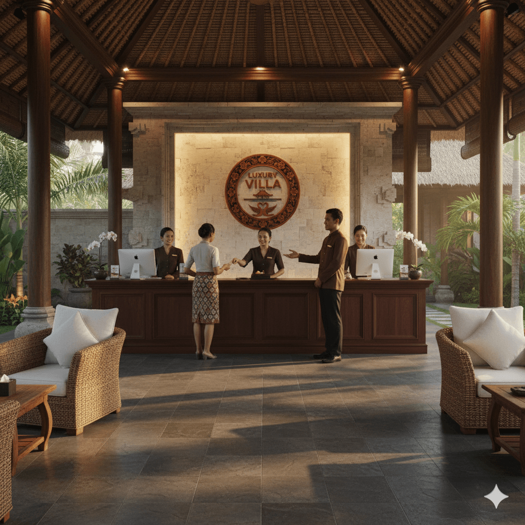 Luxury Villa Reception